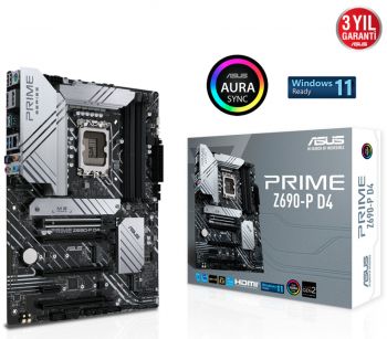 ASUS PRIME Z690-P D4 5333Mhz(OC) HDMI DP M.2 ATX 1700p