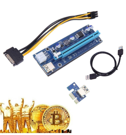 Riser Ver009 1x to 16x Sata6pin Ethereum Riser Kart Ekranı