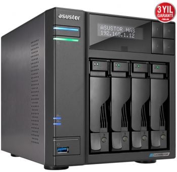 ASUSTOR AS6604T 4 YUVALI 4GB NAS DEPOLAMA ÜNİTESİ