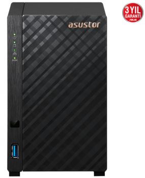 ASUSTOR AS1102T 2 YUVALI 1GB NAS DEPOLAMA ÜNİTESİ